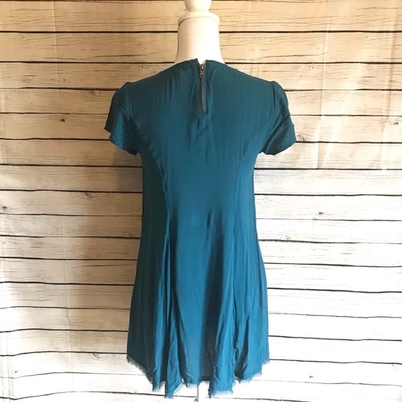 Silence + Noise Raw Hem Riley Trapeze Dress - Picture 5 of 8